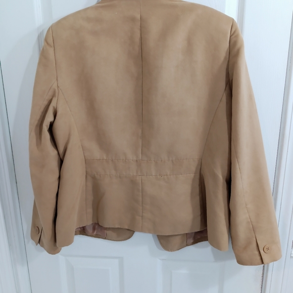 Kasper Microsuede Blazer - Picture 2 of 2